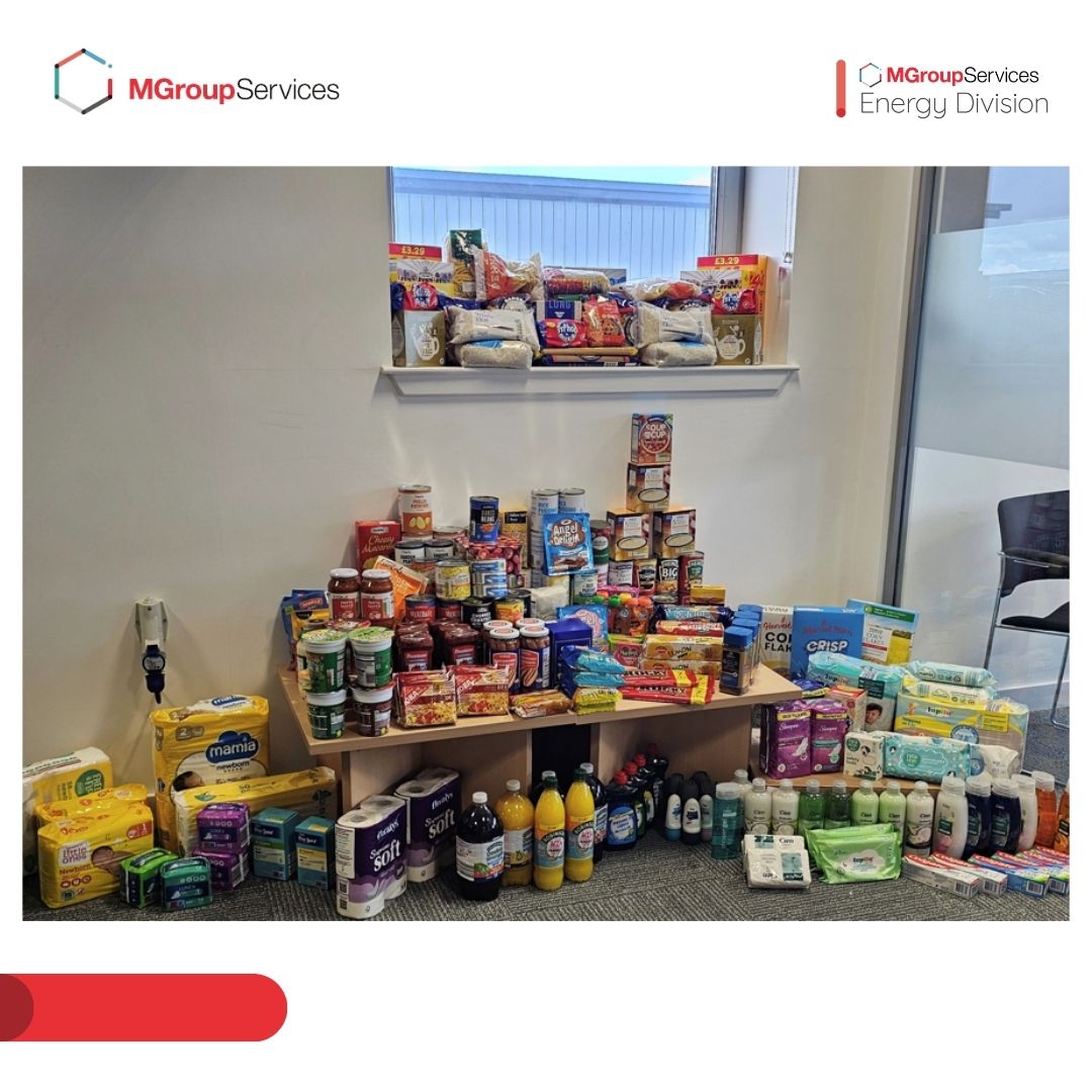 M Group Services’ Energy Division proudly supports National Foodbank Week